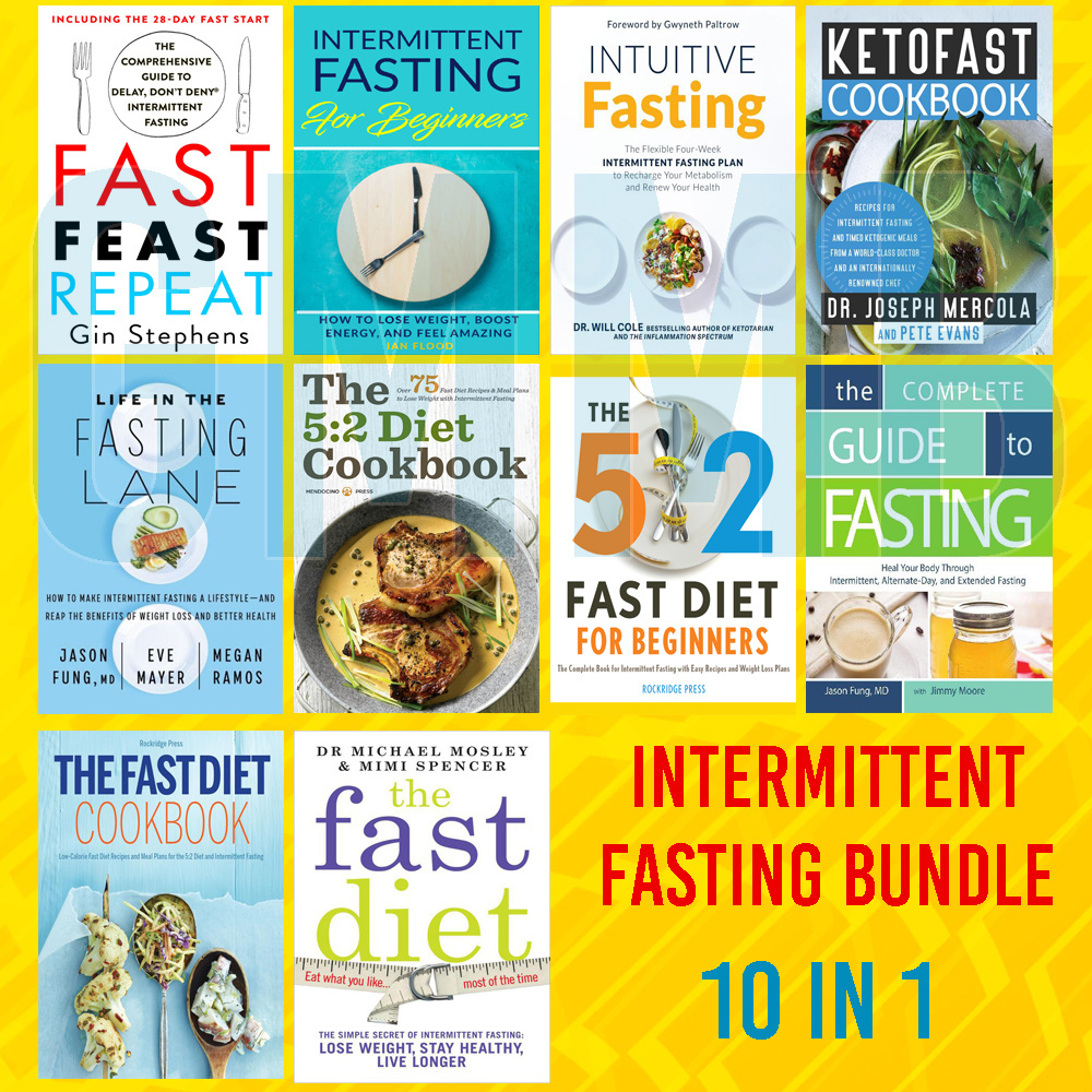 Intermittent Fasting Collection | Bundle | IF | Cookbook | Diet Plan | 5:2 | Book | Books | Learn | Fast