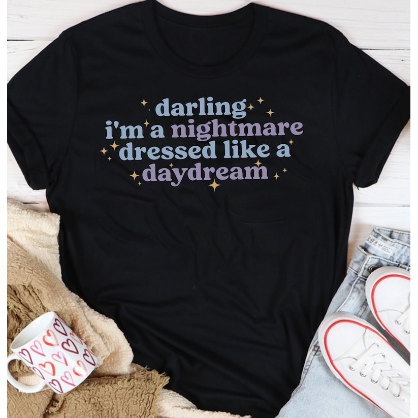 Darling I’m a Nightmare Dressed Like a Daydream Shirt Swiftie Lover Gift Music Lover Shirt