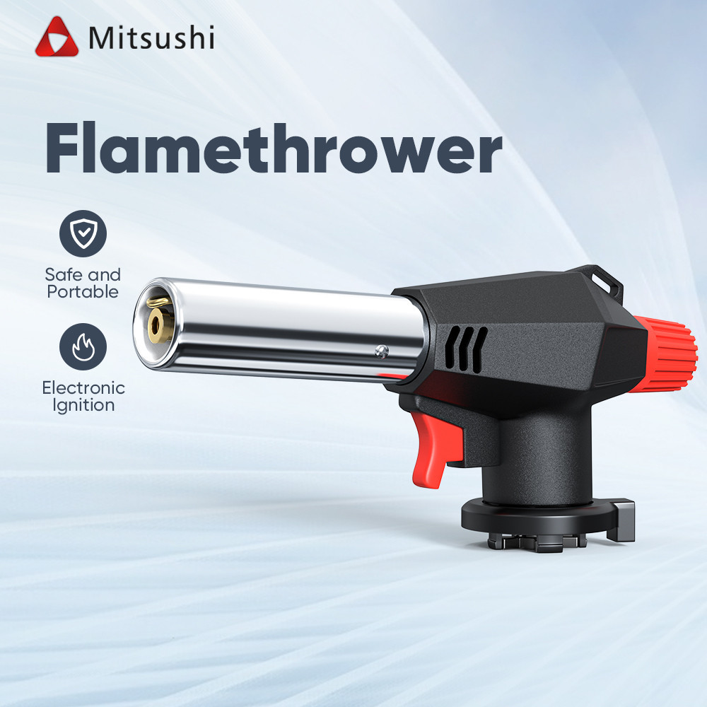 Mitsushi Automatic Ignition Gas Torch Flamethrower Blow Flame Gun