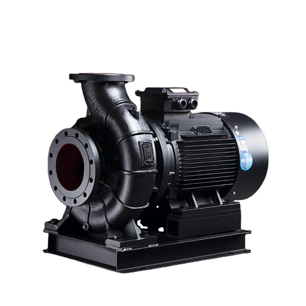 High efficiency inlet 125 Horizontal end suction pump 7.5 kw motor