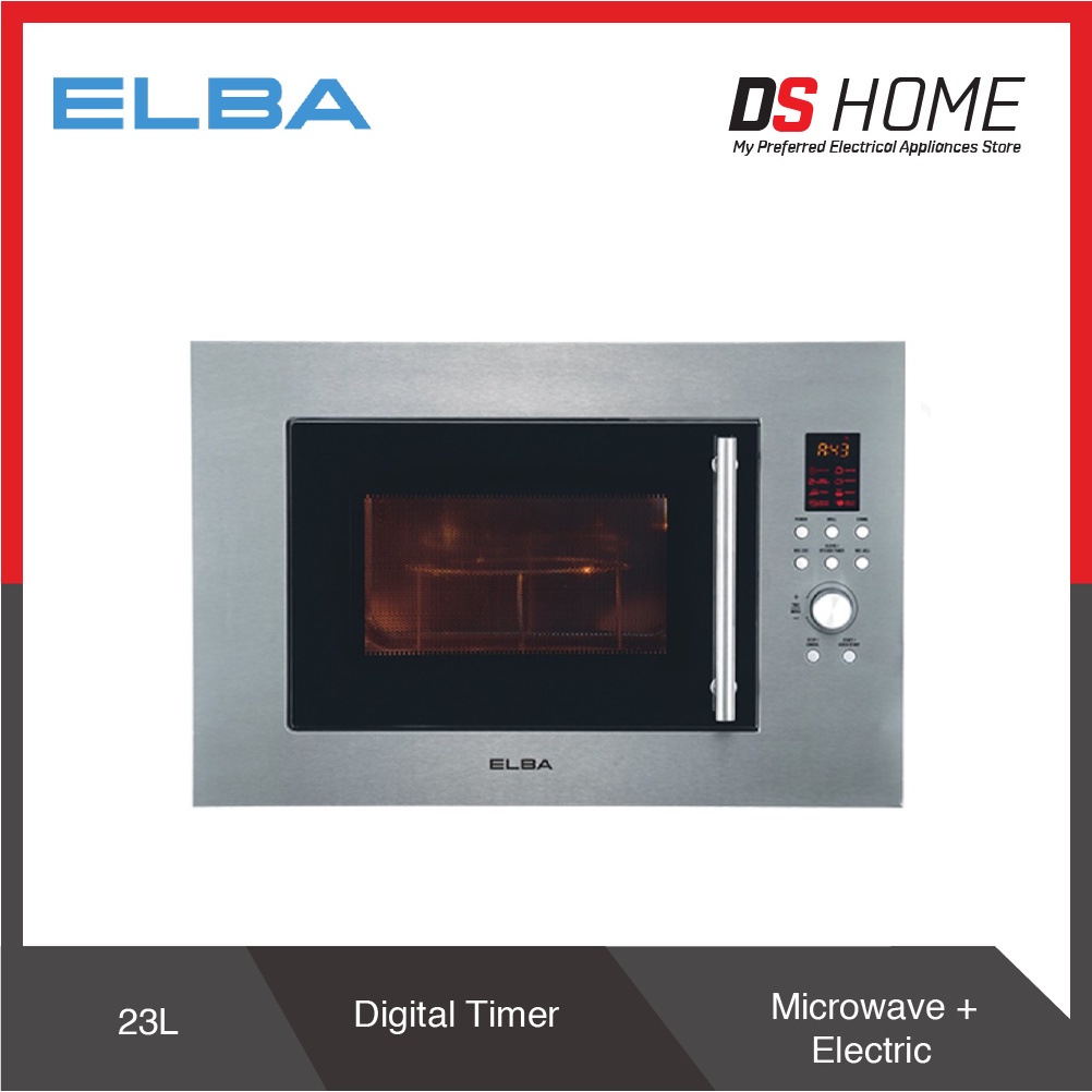 ELBA EMO-B2361BI(SS) BUILT-IN MICROWAVE OVEN G23L 1400W DIGITAL CONTROL(6.00) EMO-B2361BI(SS)