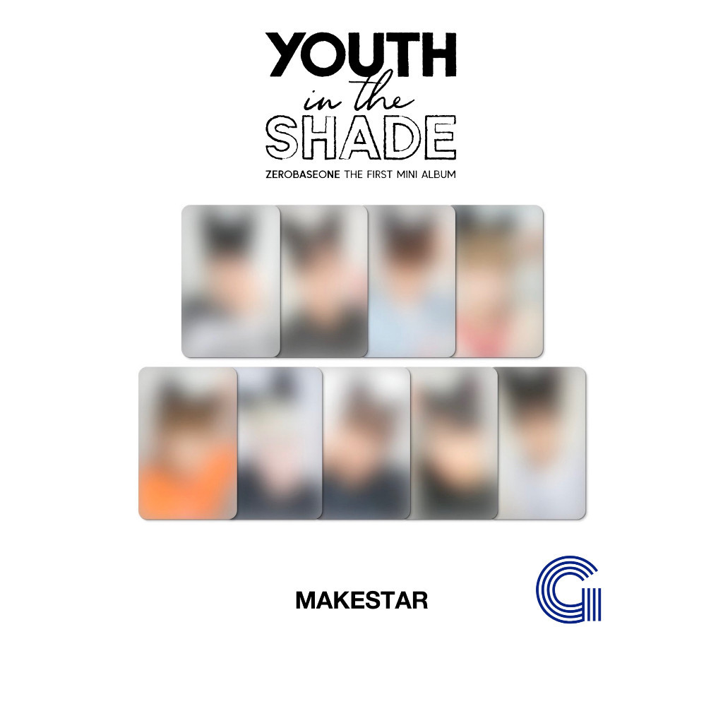 【MAKESTAR POB】 ZEROBASEONE The 1st Mini Album [YOUTH IN THE SHADE]