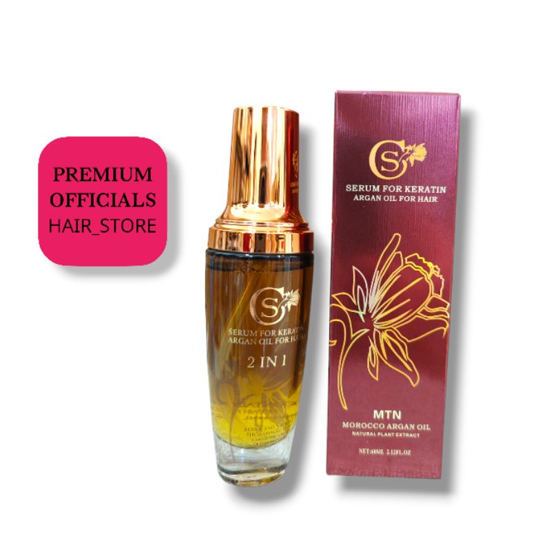 Cs Serum Keratin Argan Oil for Hair Morocco Argan Oil Hair Serum 摩洛哥坚果阿甘油minyak rambut argan conditioner shampoo