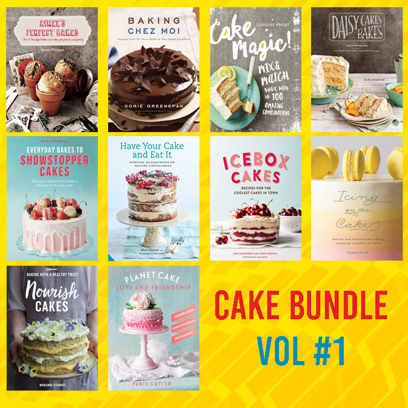 Cake Cakes Vol 1 Bundle | Baking | Making | Make | Recipes | Decorate | Beginner | Cookbook | Book | Books