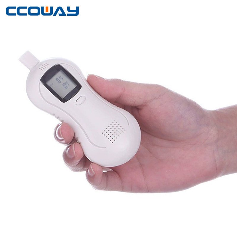 Get gifts/QPear-Shaped Breath Alcohol Tester Portable Drunk Driving Tester Detector Driver Driving Essential Alcohol Te