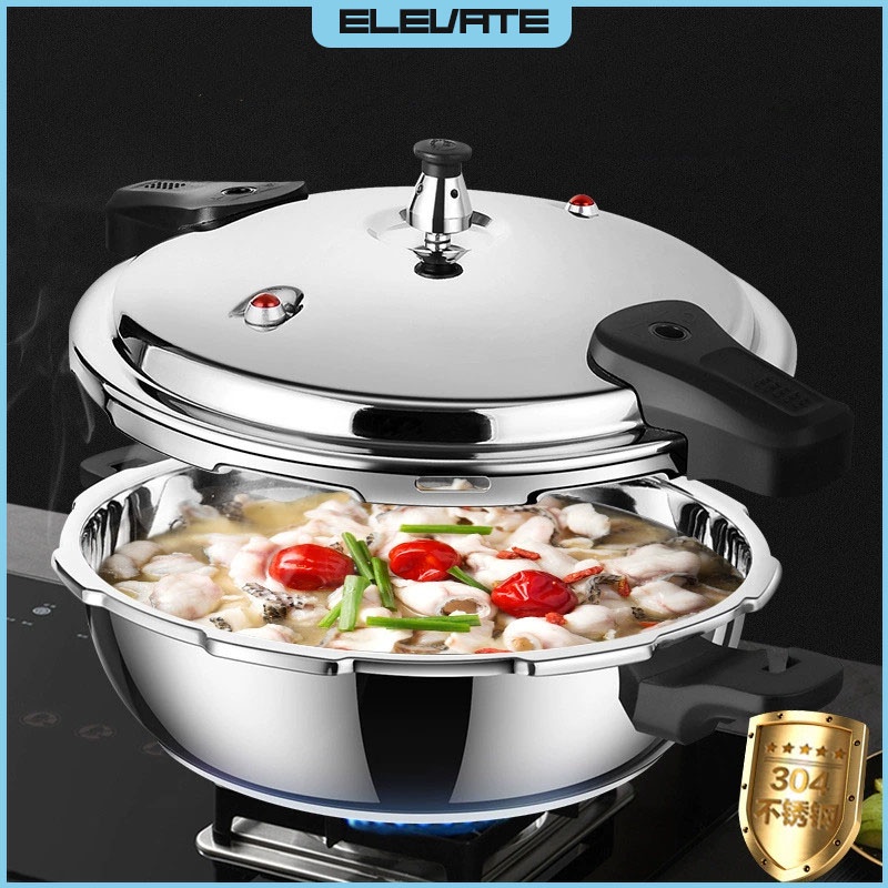 Mini High Pressure Cooker Explosion-proof Gas Stove Hotel Pressure Pot 304 stainless steel 高压锅 压力锅