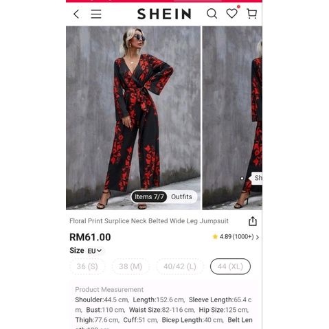 JUMPSUIT SHEIN PRELOVED