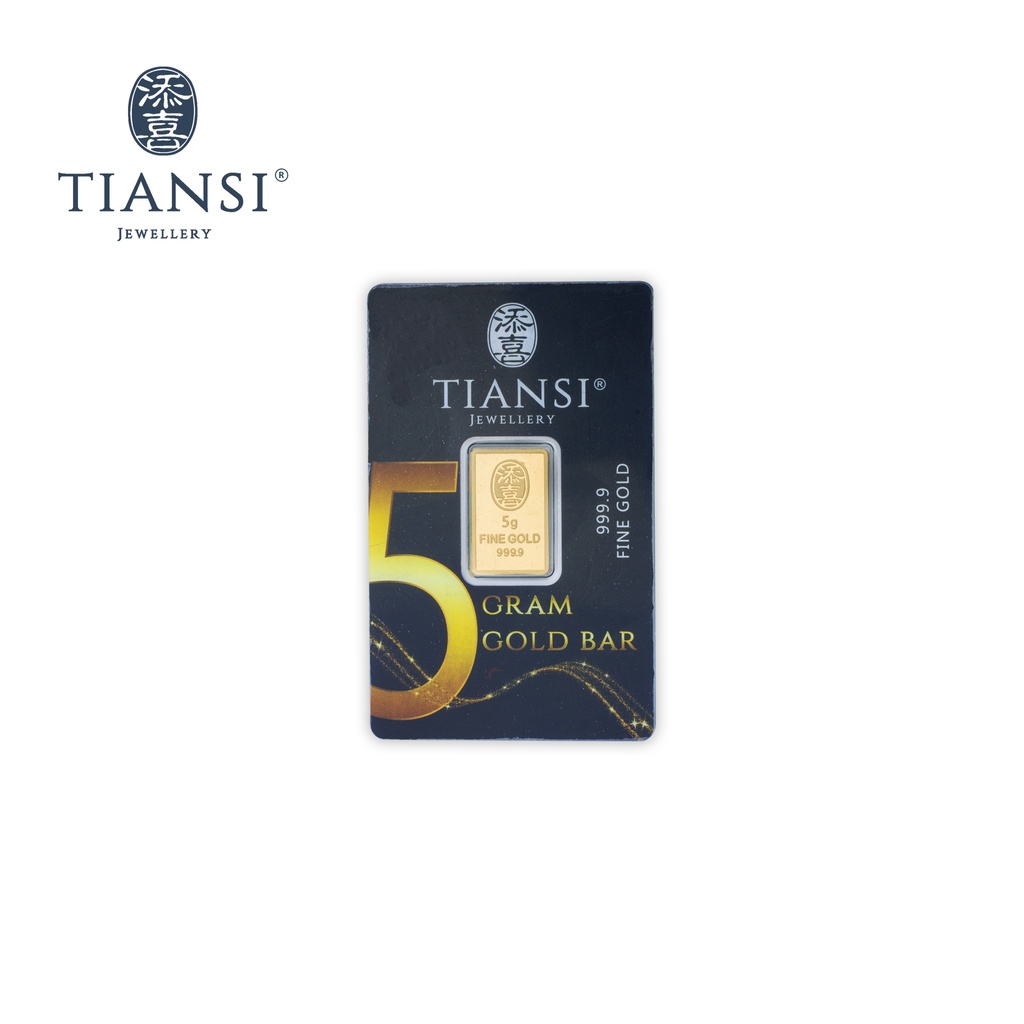 [5gram] TIANSI 999.9 (24K) Gold Bar