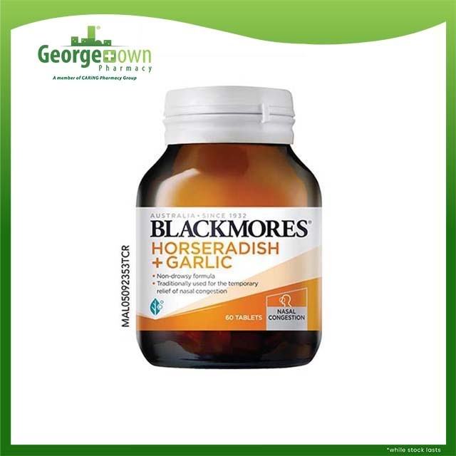 BLACKMORES HORSERADISH GARLIC 60T