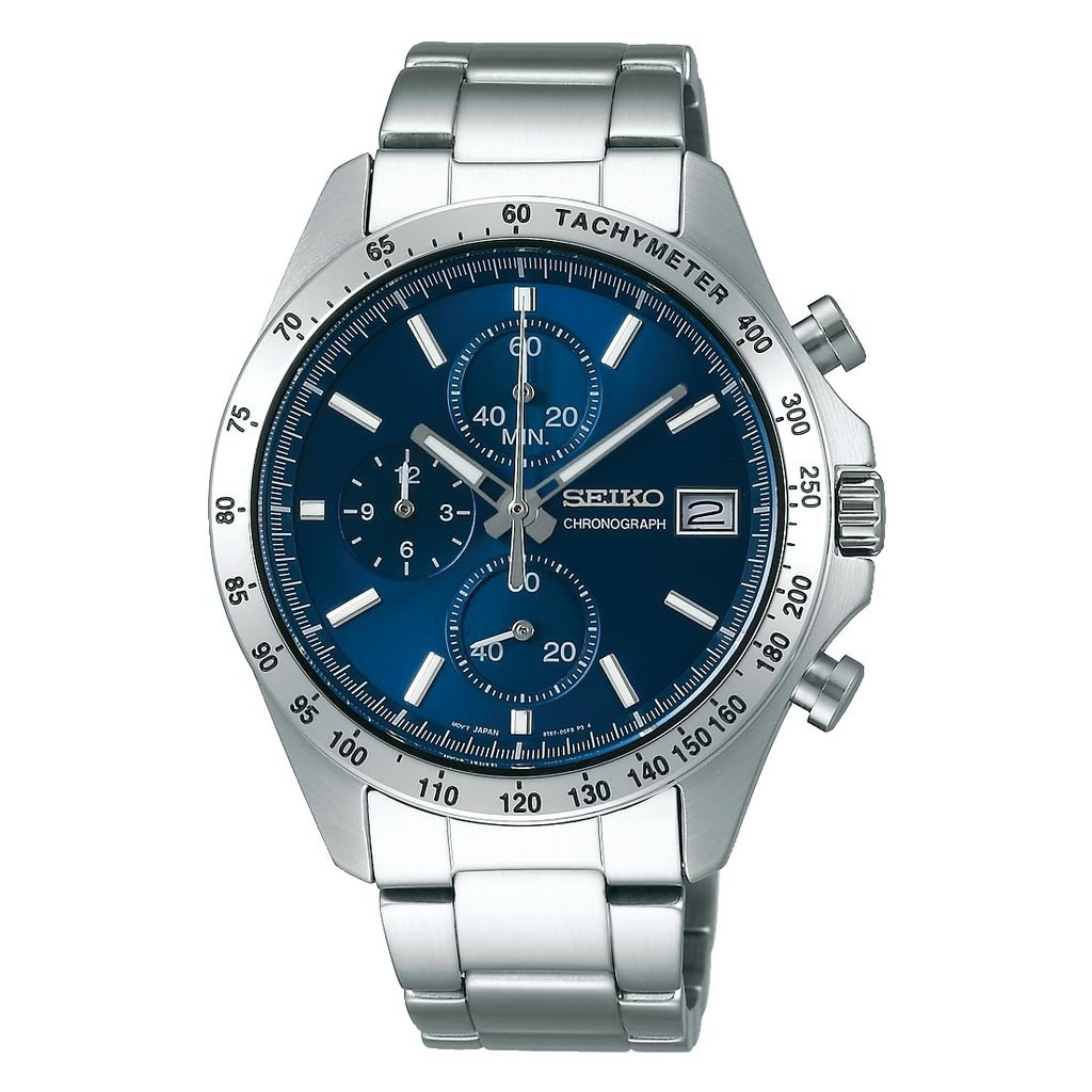 [Seiko Watch] Wristwatch Seiko Selection Quartz Chronograph (Vertical Three Eyes) SBTR023 Men's Silver Men's Analog Watch