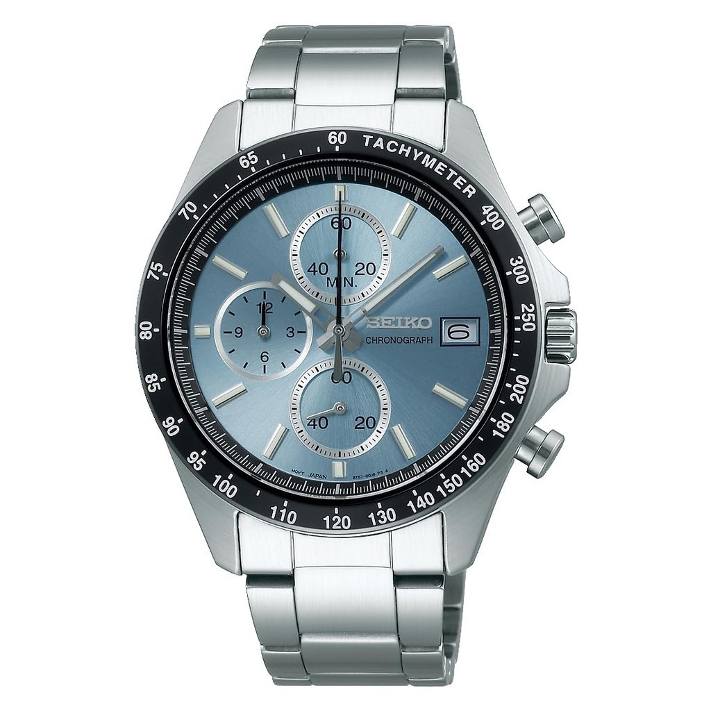 [Seiko Watch] Wristwatch Seiko Selection Quartz Chronograph (Vertical Three Eyes) SBTR029 Men's Silver Men's Analog Watch