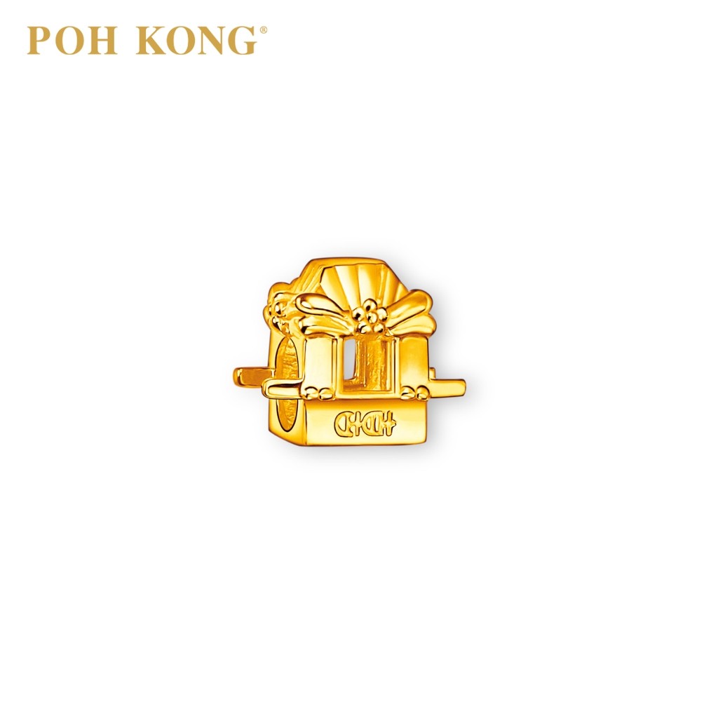 POH KONG 916/22K Gold Happy Love Wedding Sedan Chair Charm
