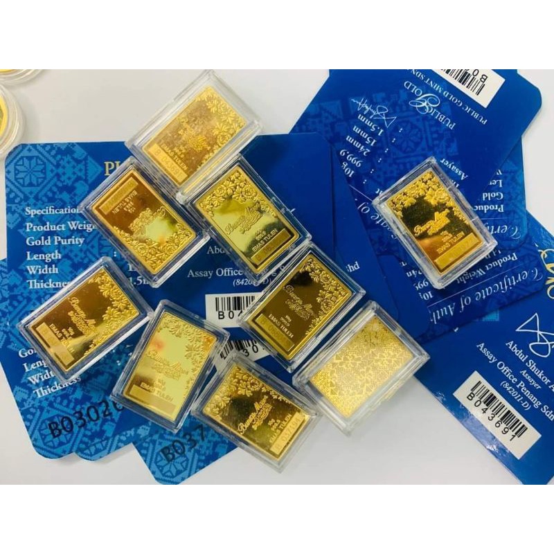 10 GRAM GOLDBAR 999.9