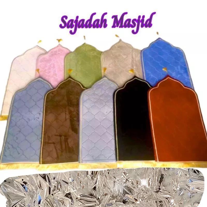 SAJADA kubah viral LEMBUT Size 60x120cm MINK GEBU TEBAL