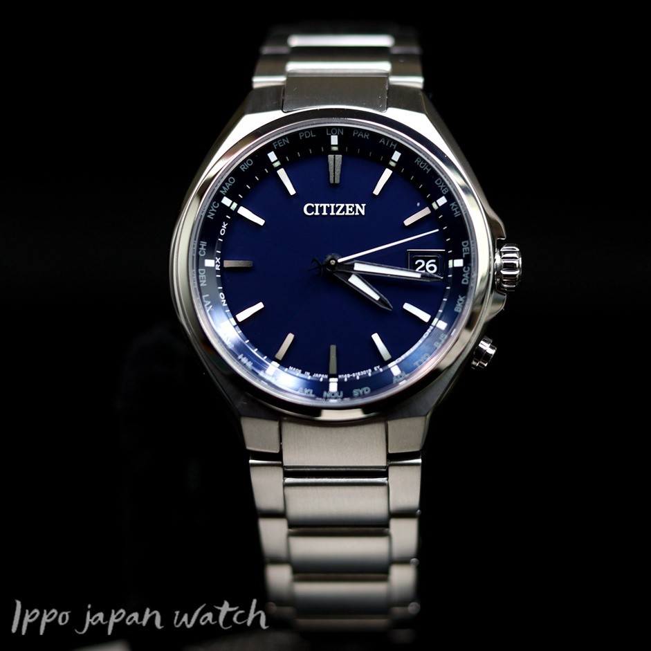 CITIZEN ECO-DRIVE CB1120-50L DIRECT FLIGHT ATOMIC RADIO WATCH TITANIUM