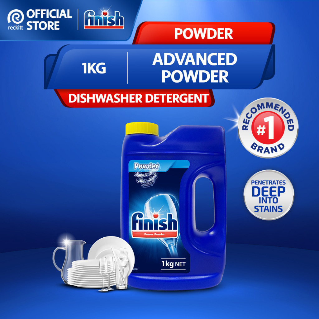 Finish Dishwasher Machine Cleaning Detergent Dish Cleaner Powder (1kg)