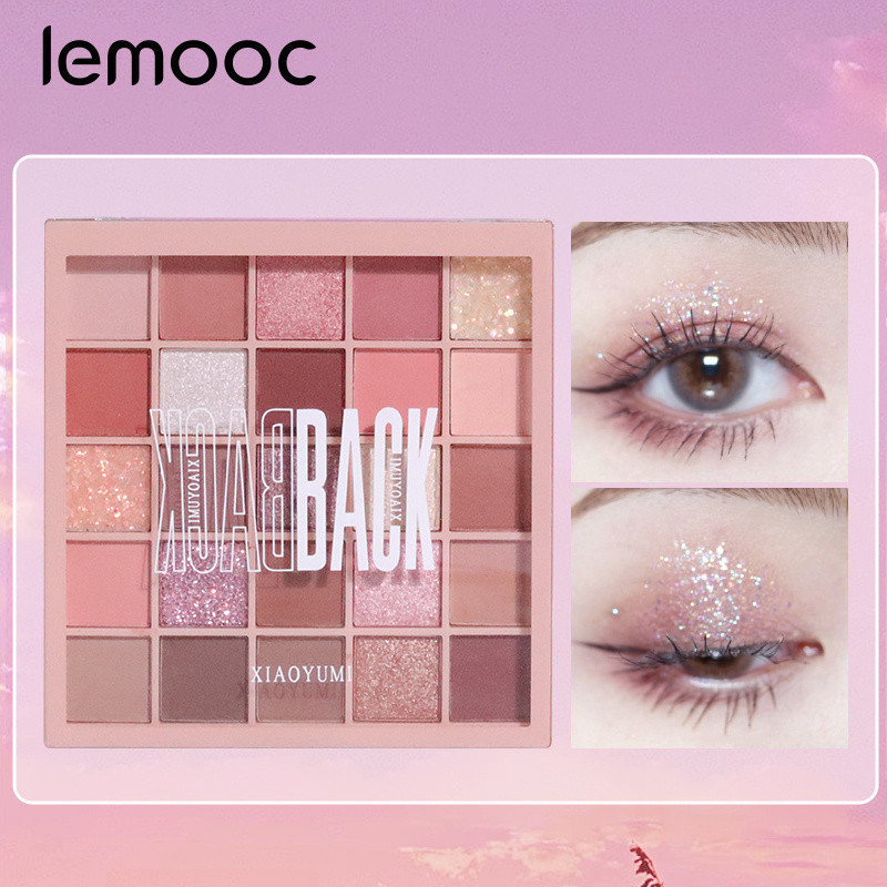 Makeup Eyeshadow 25 Colors Eyeshadow Palette Natural Glitter Matte Eye Shadow Palette Makeup Pink Rose Eyeshadow Palette