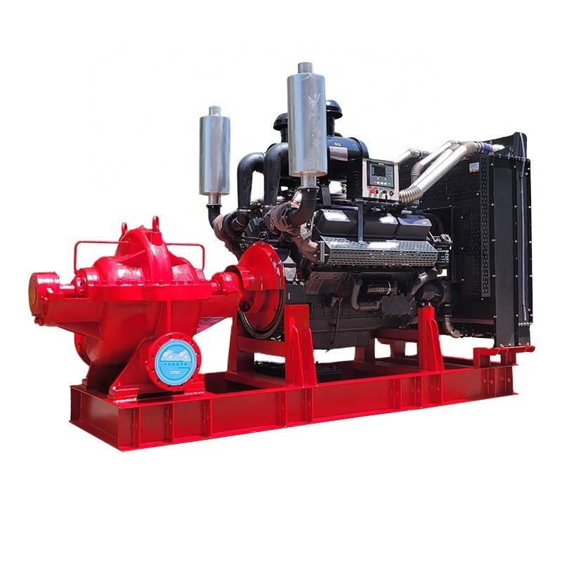 Axial split casing centrifugal diesel water pump