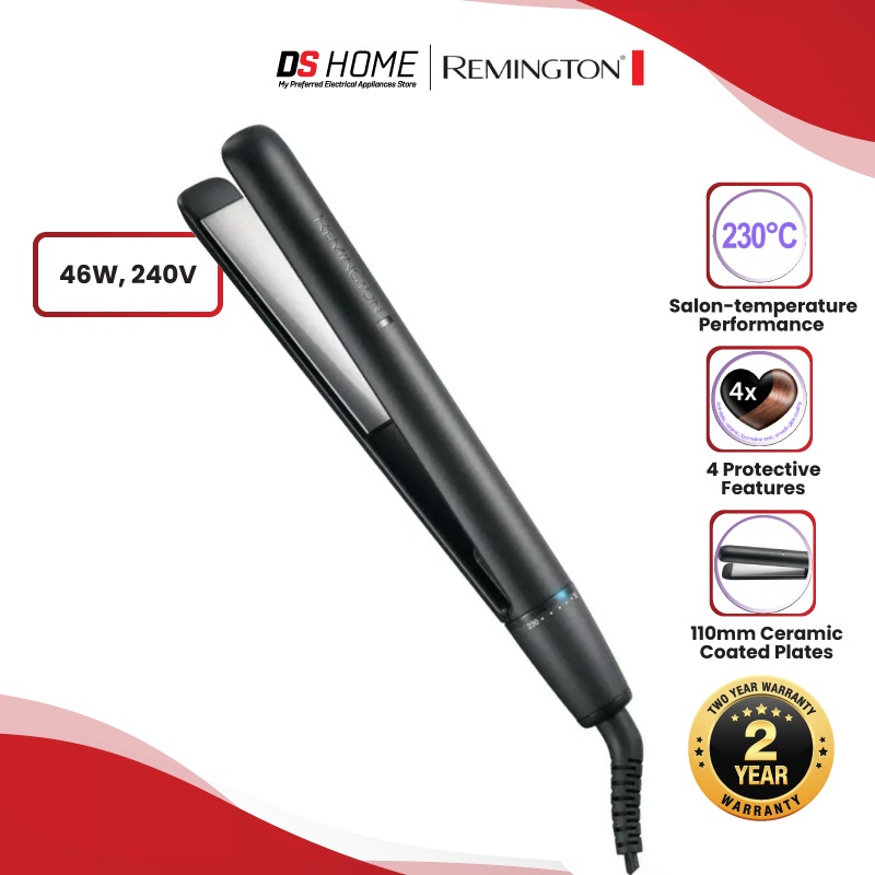 🔥 HOT SALES 🔥 REMINGTON S3700 HAIR STRAIGHTENER CERAMIC STRAIGHT 230 DEGREE 46W HAIR STYLING CERAMIC HAIR STRAIGHTENER