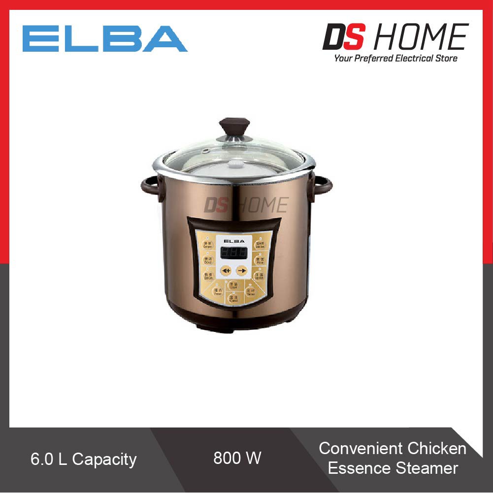 ELBA ESP-E6025C(SS) SLOW COOKER (800W, 6L)