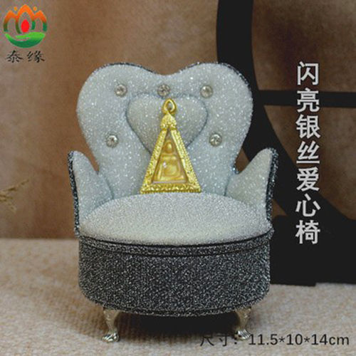 Thai handicraft brand supply table base exquisite small sofa placement and泰国手工艺牌供台底座 精致小沙发摆放收纳摆件q31