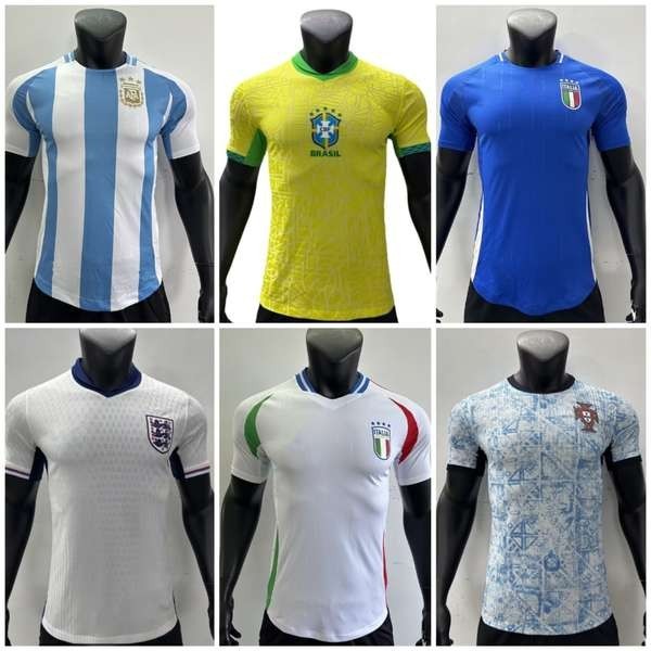 jersey murah bola lengan panjang malaysia Versi pemain Real Madrid di dalam dan luar model klasik seragam sepak khas 24 versi pasukan kebangsaan Piala Eropah