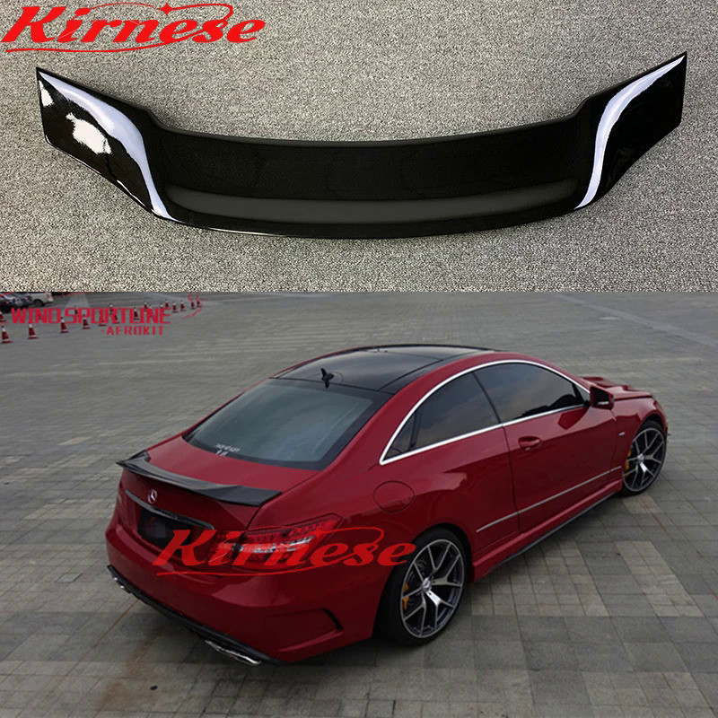 W207 C207 Mercedes E-Class Coupe 2010-2016 Carbon Fiber Trunk Spoiler R Style Wing for E200 E250 E300 E350