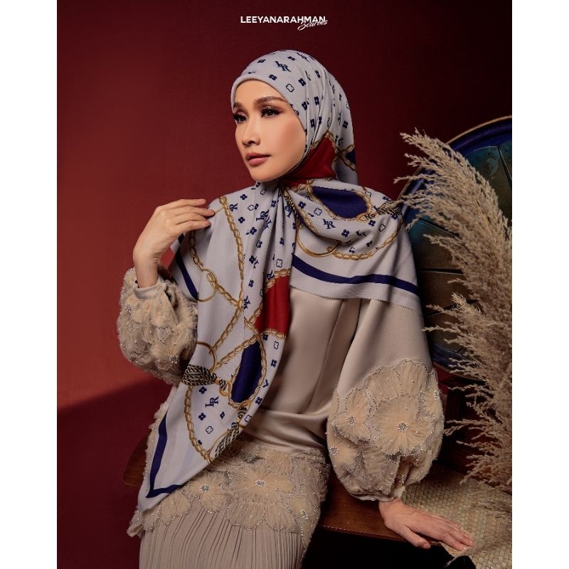 [ORIGINAL] LEEYANARAHMAN SCARVES | INDAHNYA RAYA COLLECTION - BAWAL WANGI NO 1