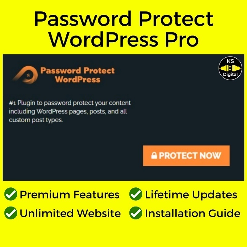 [Latest] Password Protect WordPress Pro WordPress Plugin (Free Updates + Premium Version)