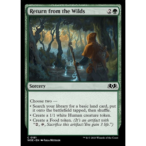 Return from the Wilds | [WOE][C][{2}{G}][Sorcery][MTG Singles]