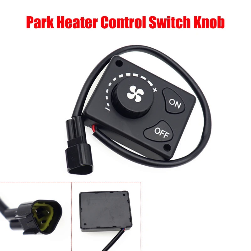 12V 24V Car Air Diesel Heater Parking Remote Controller Monitor Switch Board Park Heater Control Switch Knob