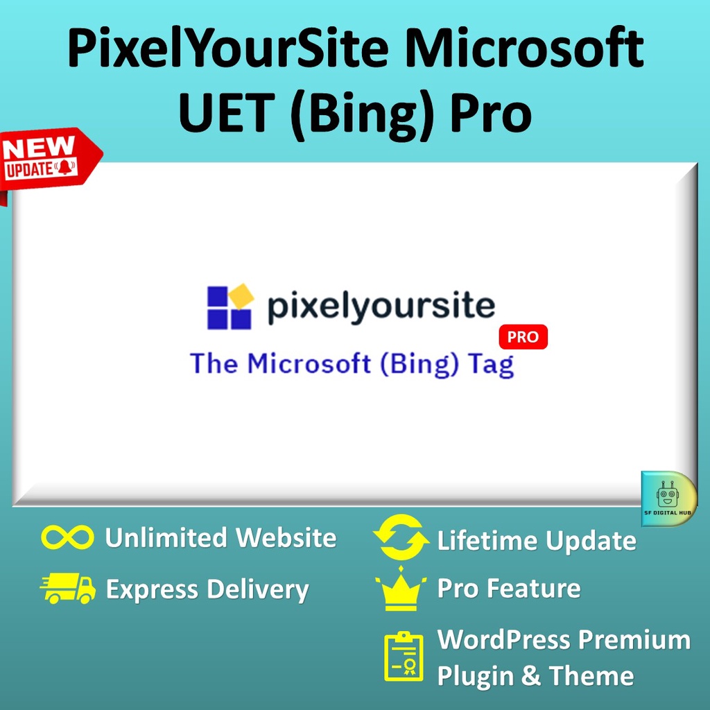 PixelYourSite Microsoft UET (Bing) Pro Addon Plugin for WordPress [Unlimited Website + Lifetime Updates]