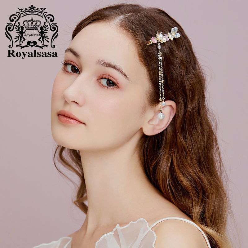 Royal Salsa Korean Jewelry Pearl Hairpin Gentle Style Hair Accessories Top Clip Tassel Side Clip Girl Hairpin Headdress Royal Salsa Korean Jewelry Pearl Hairpin Gentle Style Hair Accessories Top Clip Tassel Side Clip Girl Hairpin Headdress