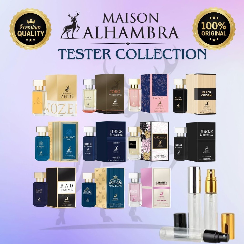 Maison Alhambra Tester Eau De Parfums Perfume Collection By Lattafa - Fast Shipping