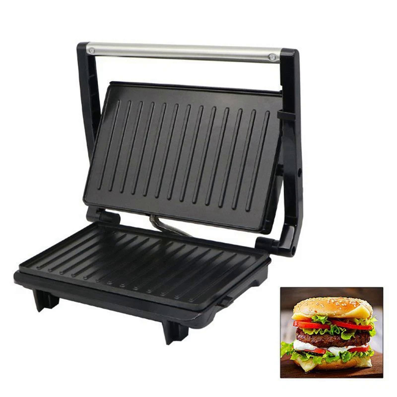 Newly launched Small Paninis Press Grill Sandwich Maker, Electric Paninis Sandwich Maker Grill,Open 180 Degrees For Gril