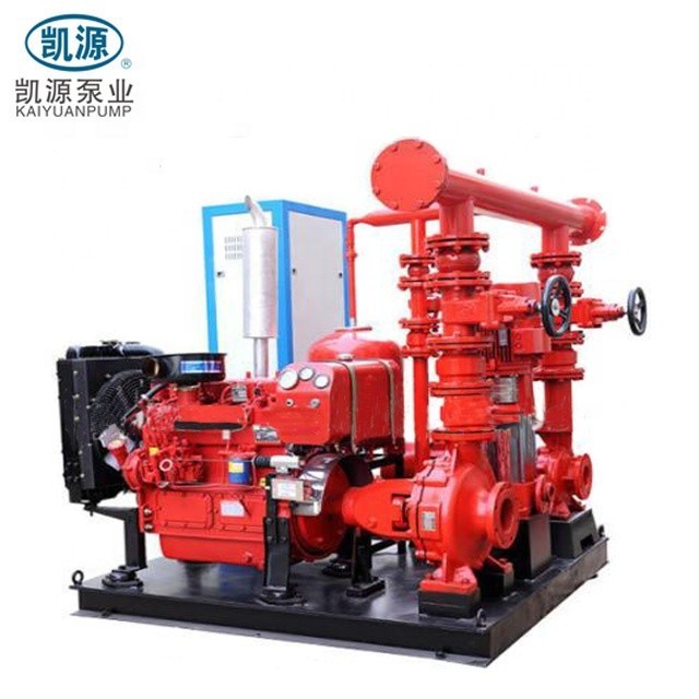 ISO Certificated Centrifugal  Fire Diesel Engine Jockey Pump for Fire-Fighting System