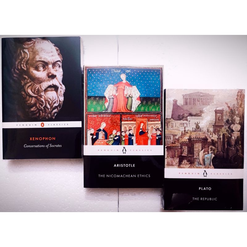 [ Ready Stock | Original ] Philosophy Collection:The Nicomachean Ethics, Politics,The Republic, Conversation of Socrates