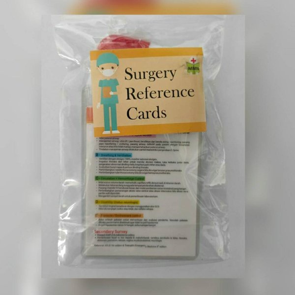 New Listing Medical Mini Card Surgery / Flash Card Bedah / Buku Saku Kedokteran