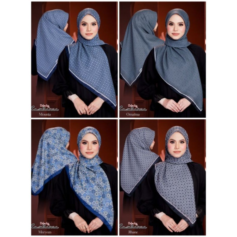 TUDUNG BAWAL SENANG BENTUK EDISI BELLA, CASABLANCA, RUHAINIES, IRMA, TWO TONE KEKABOO