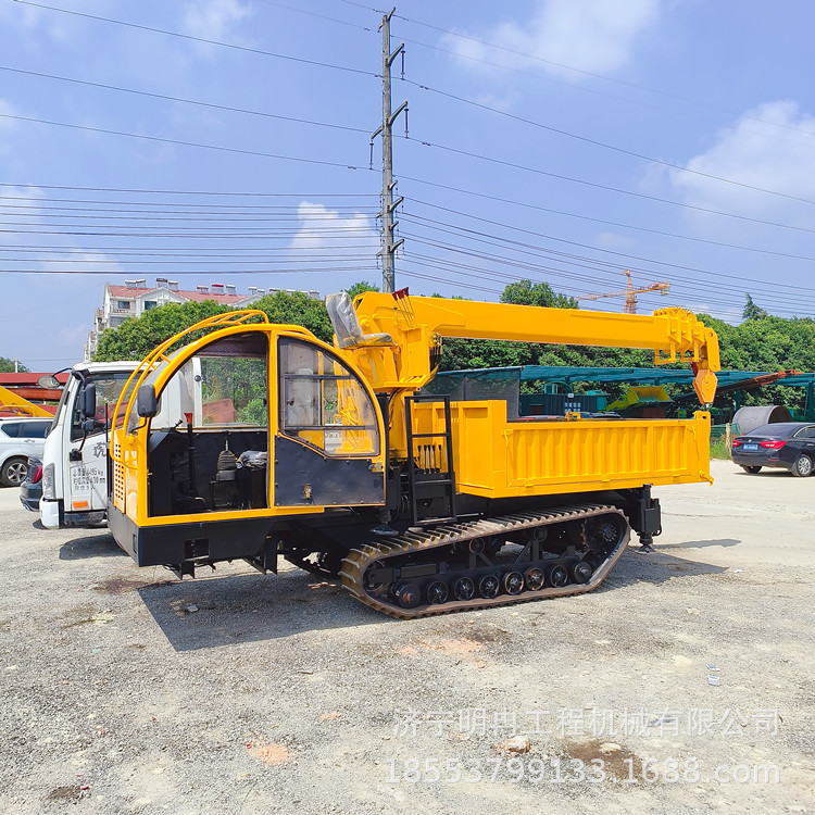 ST-Ψ8T Track Truck Crane Desert Hoisting Photovoltaic Panel Does Not Collapse Or Take off the Belt Climbing Transport Li