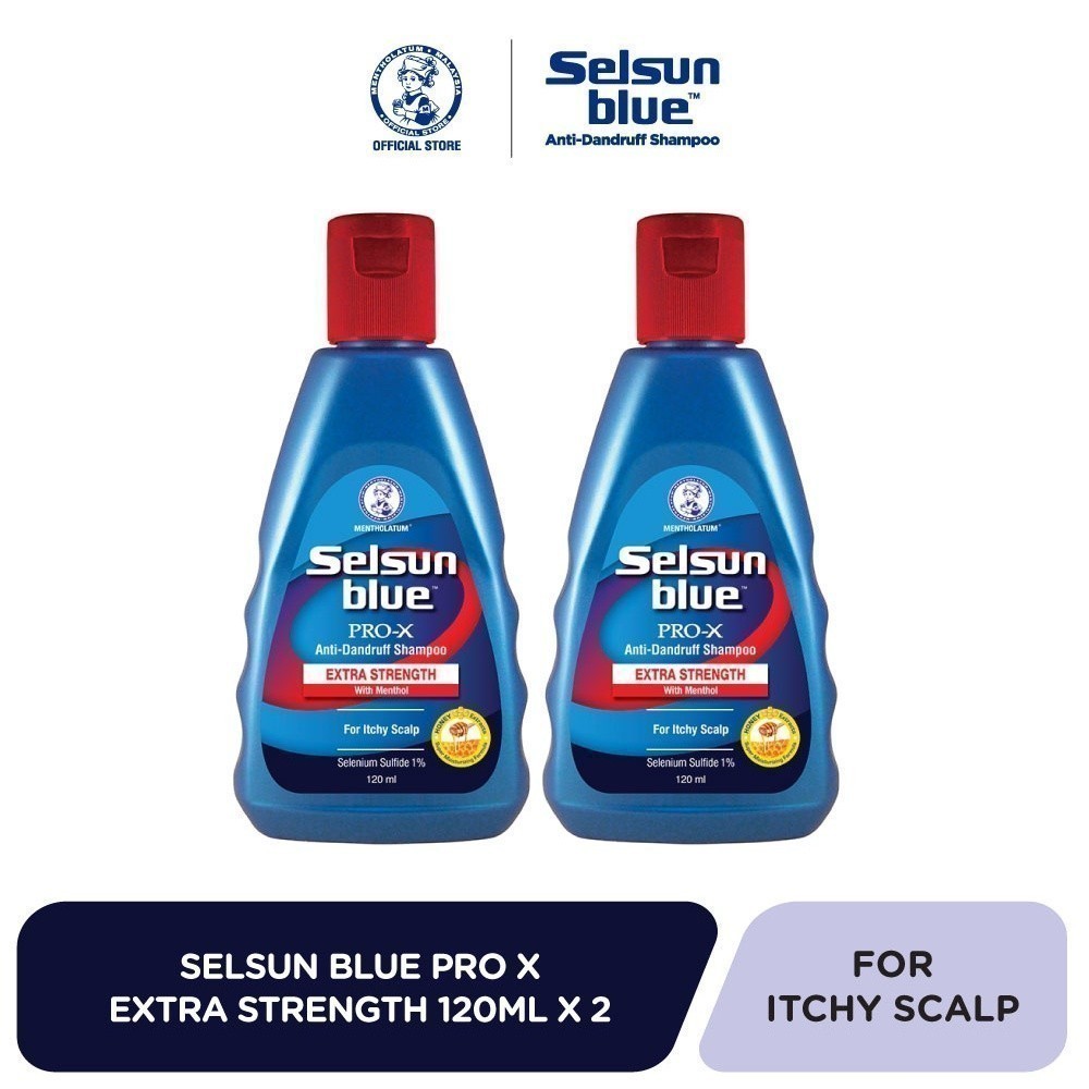 Selsun Blue Pro Extra Strength Anti-Dandruff Shampoo (120ml x 2)