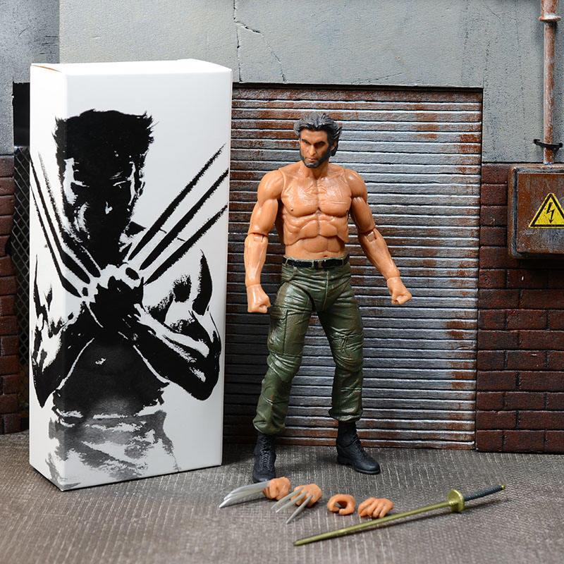 X-MEN Wolverine Hugh Jackman Uncle Wolf 6 Inch Body