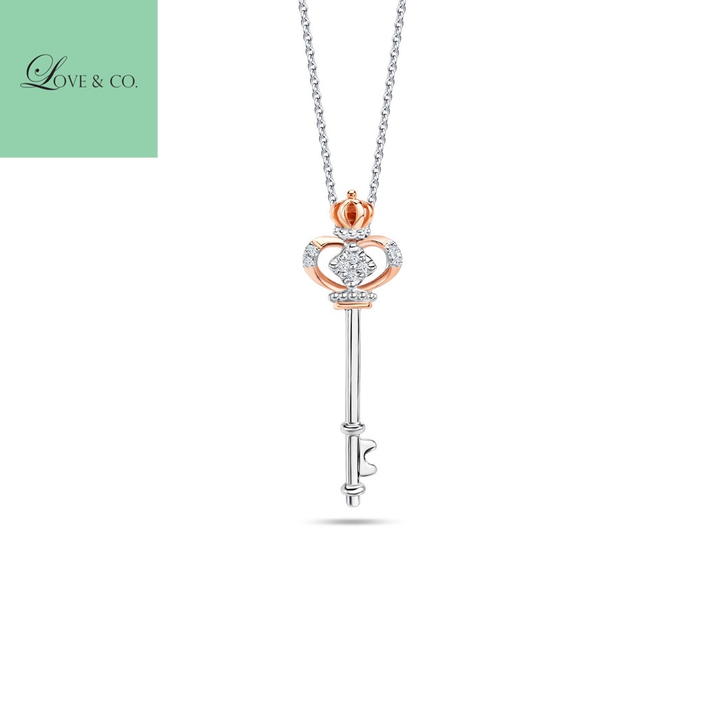 Love & Co. LVC Charmes Victoria Key Diamond Pendant