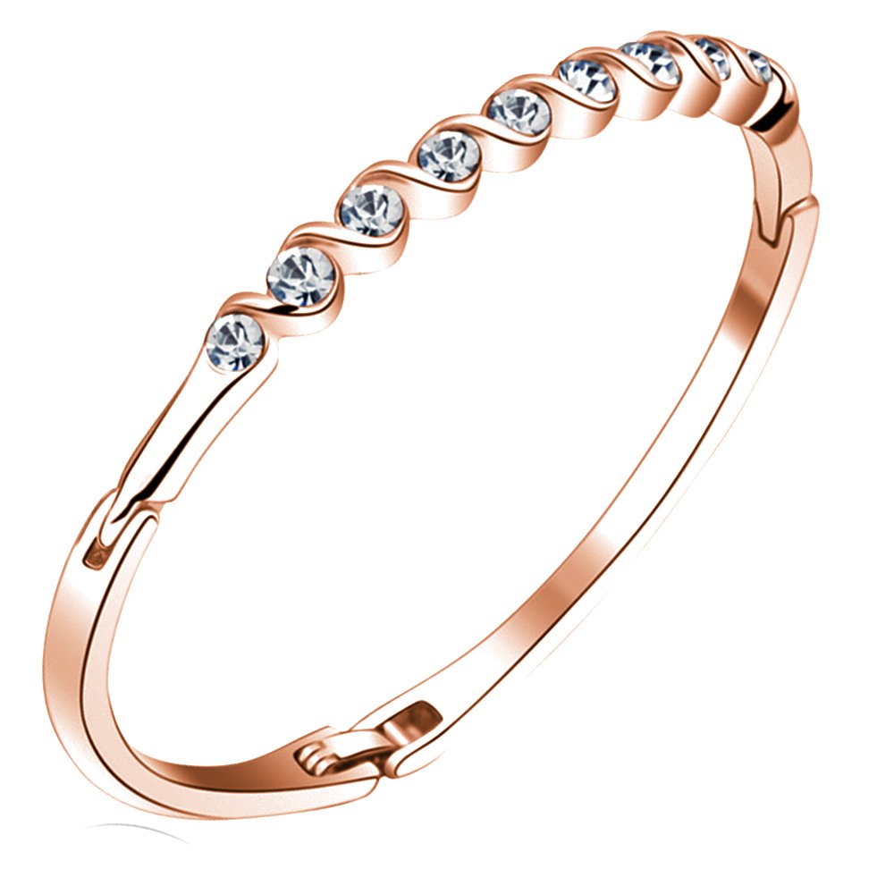KRYSTAL COUTURE Paris Bangle Embellished with SWAROVSKI® Crystals Clear