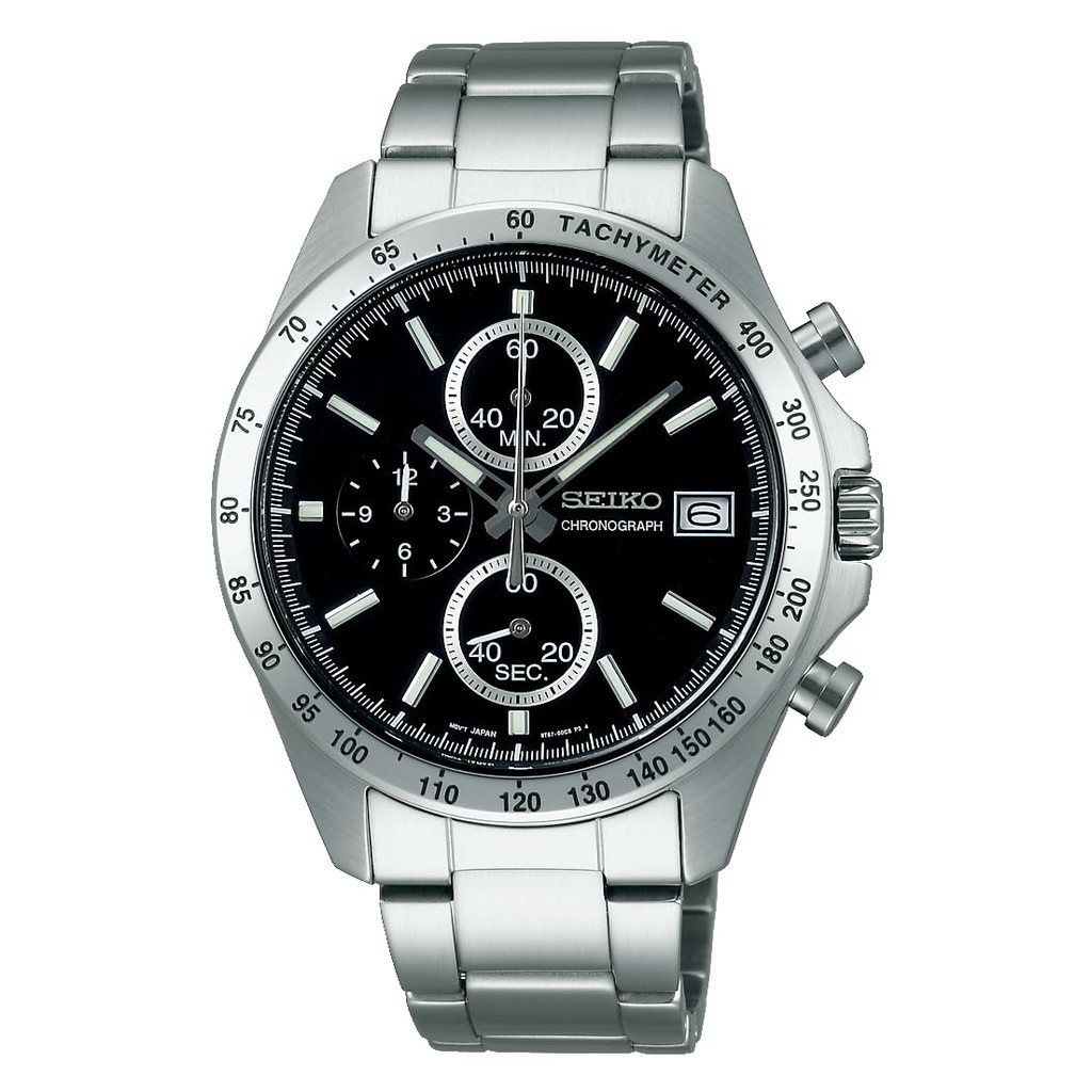 [Seiko Watch] Wristwatch Seiko Selection Quartz Chronograph (Vertical Three Eyes) SBTR005 Men's Silver Men's Analog Watch