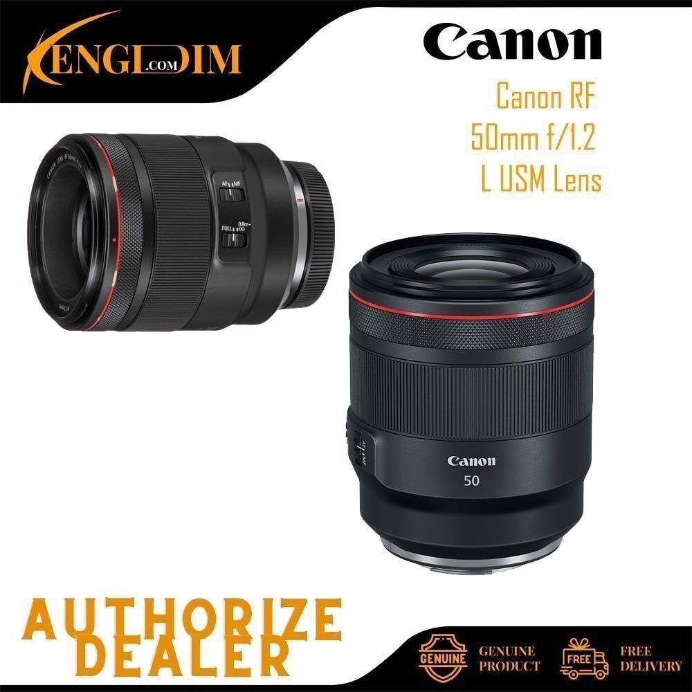 Canon RF 50mm f/1.2L USM Lens (Canon Malaysia 3 Years Warranty)