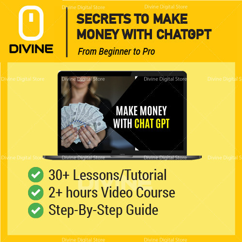 💎[Instant Delivery][Video Course] Secrets to Making Money with ChatGPT: From Beginner to Pro | ChatGpt Course ChatGpt 4