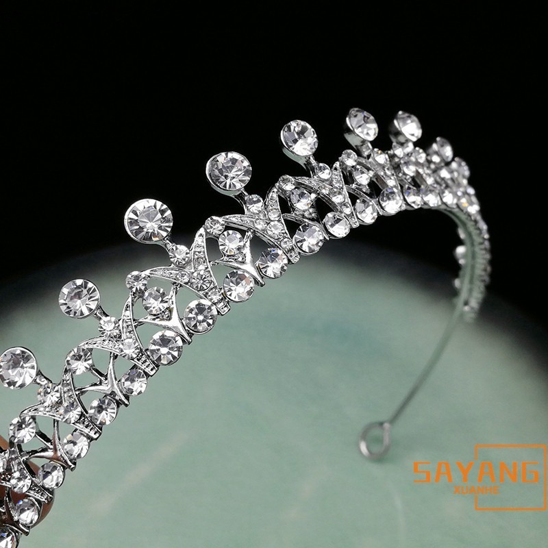 YADORNOS  Beautiful Bride Jewelry Alloy Rhinestone Headdress
