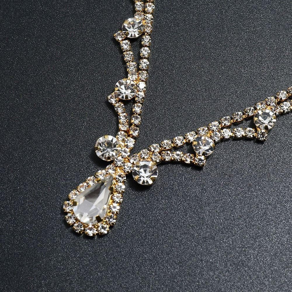 Essential Quality CHIHIRO1 Full Rhinestone Bridal Headband Chain Gold Color Silver Turban Headwear Crystal Bohemian B... - Image 3