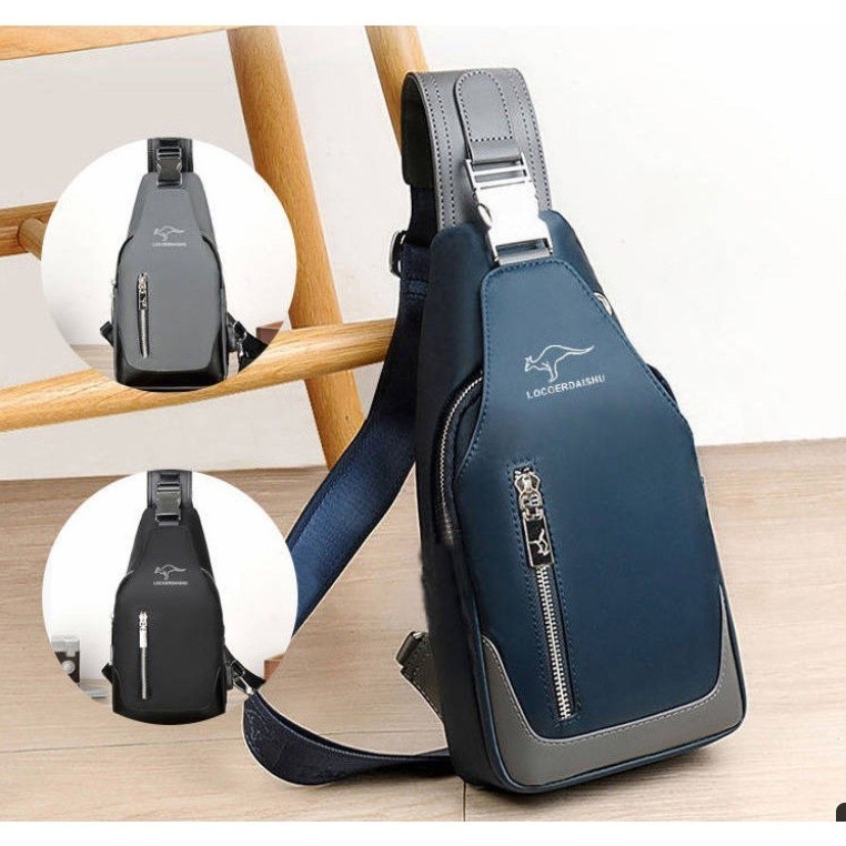 Official Genuine New Men Crossbody Bag Waterproof Chest Bags Short Trip Sling Bags For Male Pouch Pack